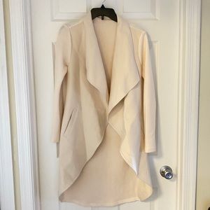 Cream draped cardigan